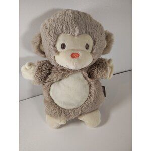 Demdaco Monkey Soft Plush Hand Puppet 9" tall EUC